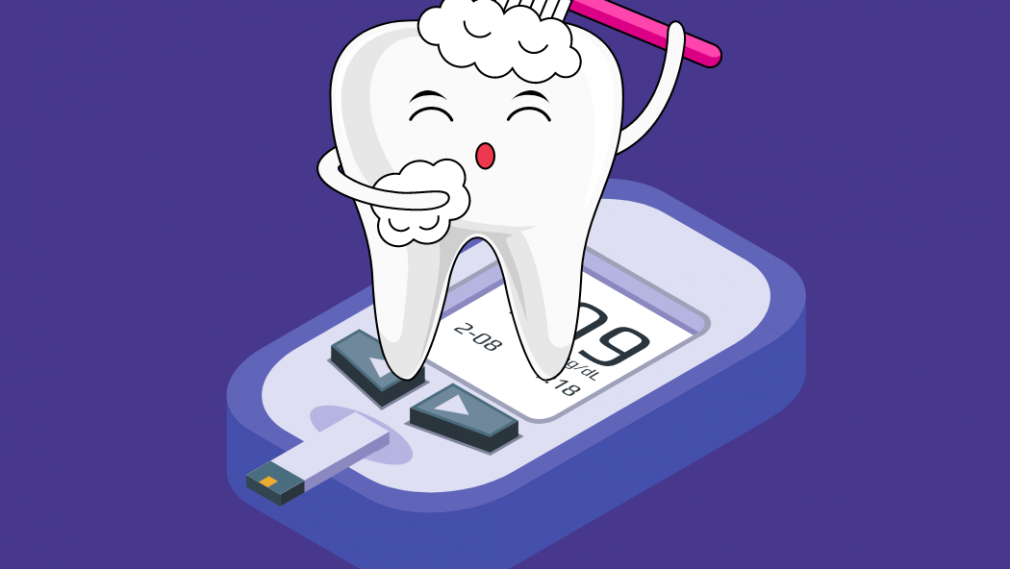 Toothbrushing and glycemic control in diabetes