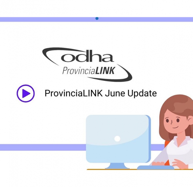 ODHA ProvinciaLINK June 2024 Update is available