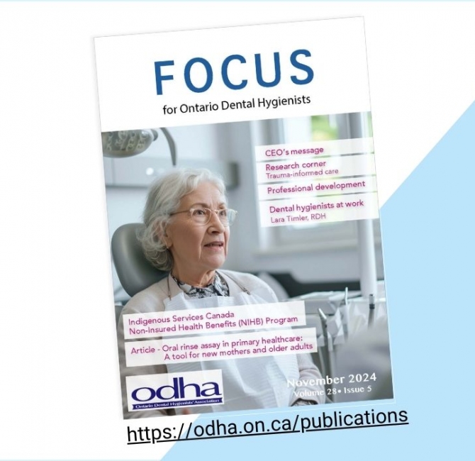 ODHA Focus Nov issue released